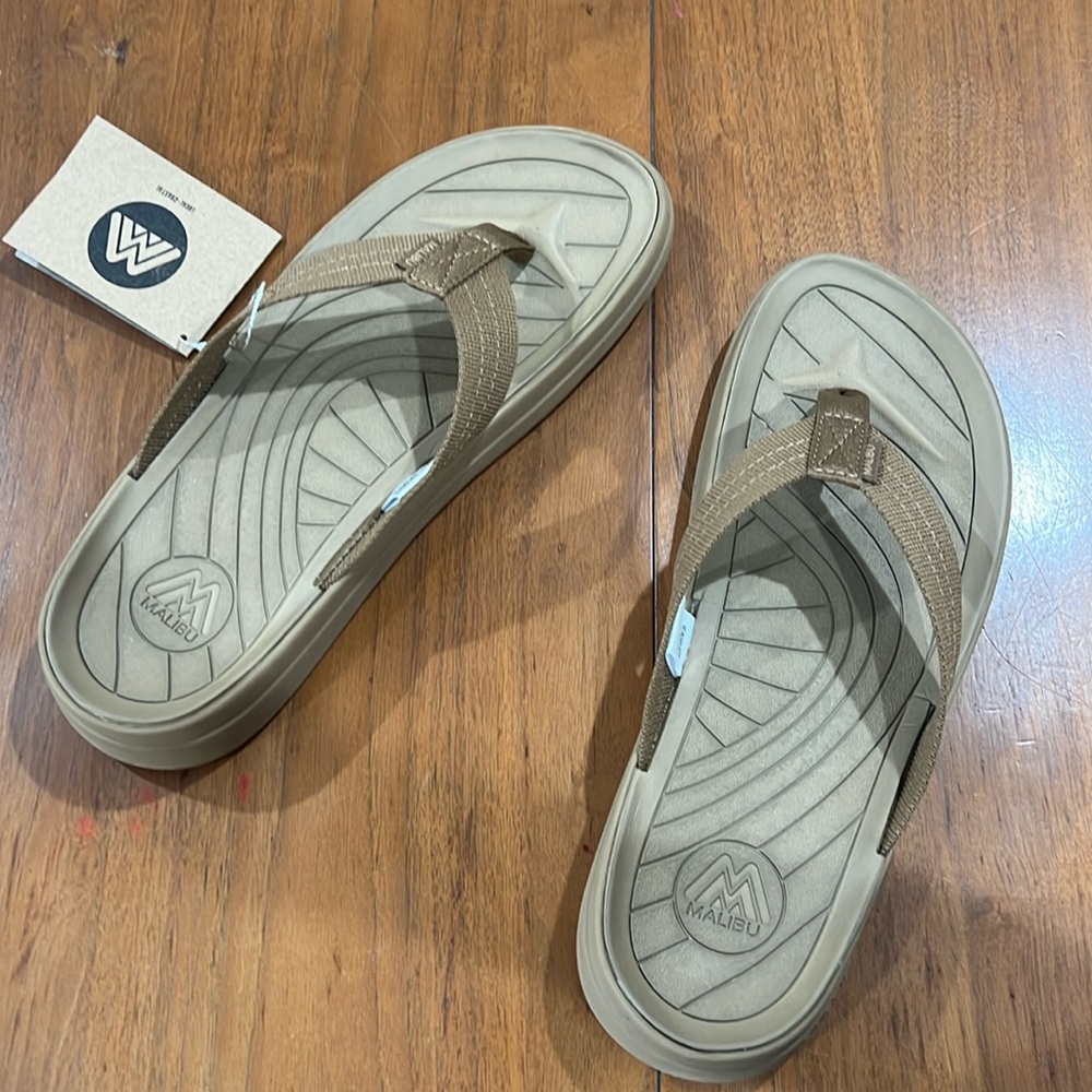 Malibu Sandals - brand new with box. Men’s size 10